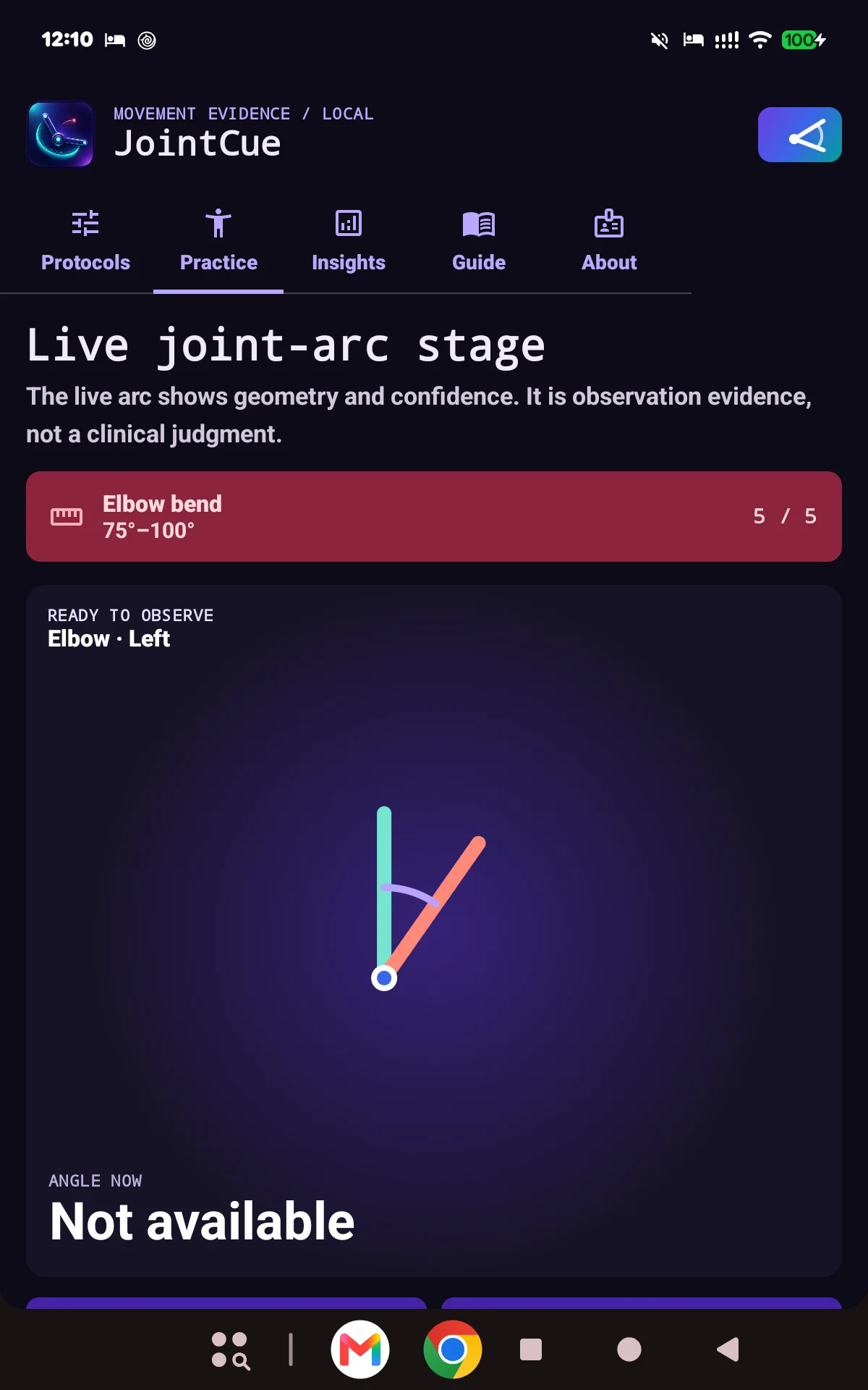 JointCue: Motion Practice screenshot