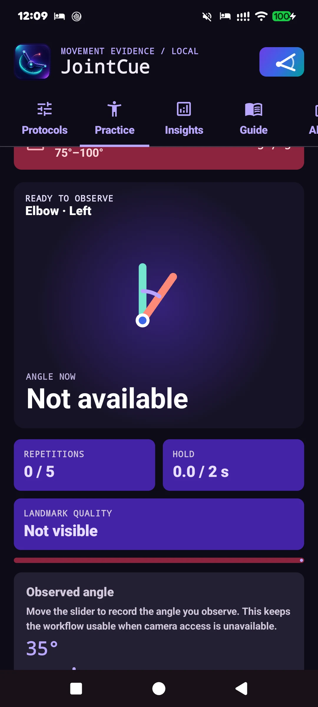 JointCue: Motion Practice screenshot