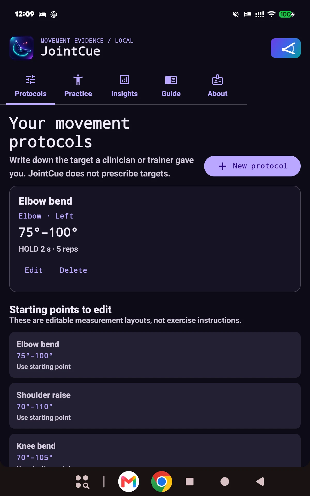 JointCue: Motion Practice screenshot